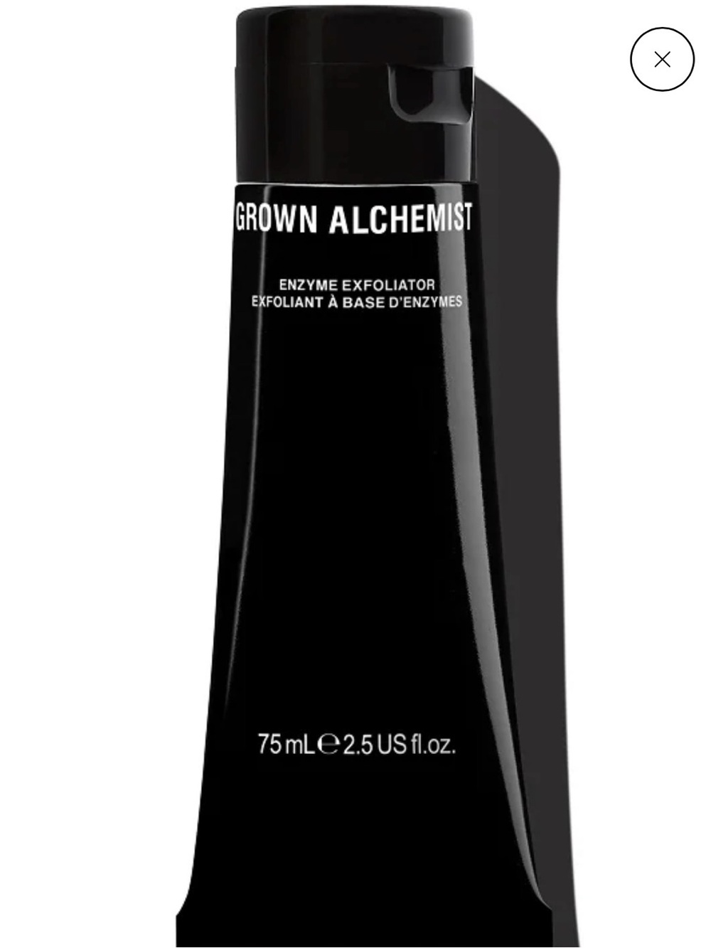 Grown Alchemist Black Enzyme Exfoliator Tube